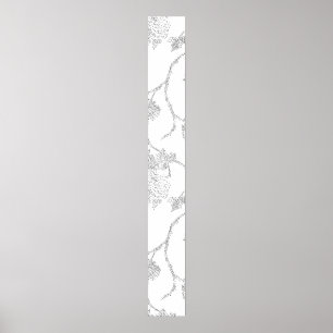 line art, Snow Drift, Vista White Pedestal Sign