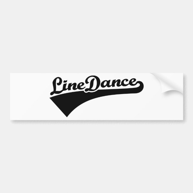 Line dance bumper sticker (Front)