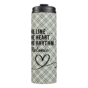Line Dance Country Western Thermal Tumbler