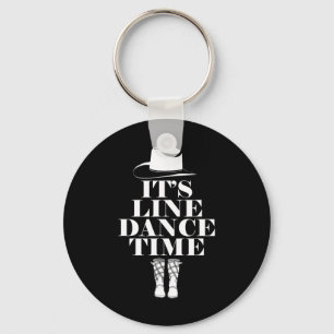 Line Dance Dancing Country Music Dancer Texas West Key Ring