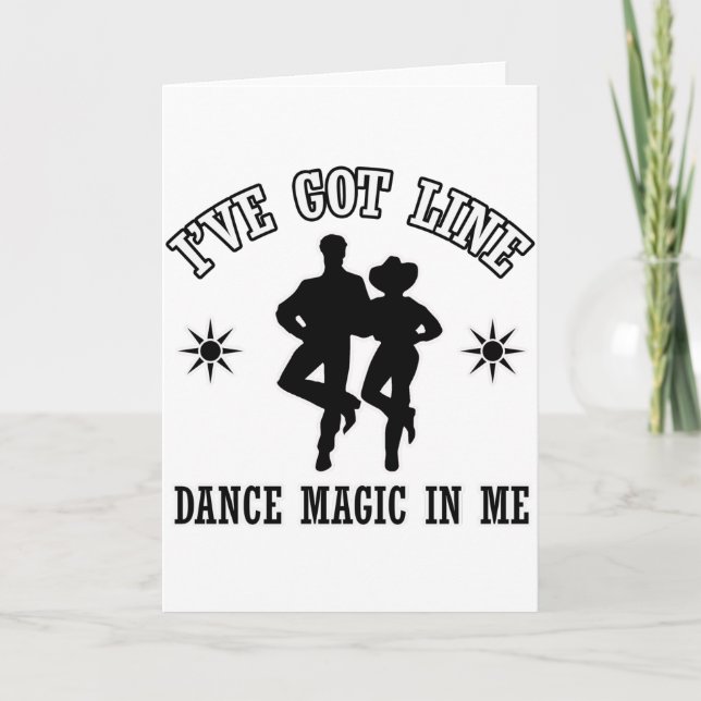 Line Dance Designs Card (Front)