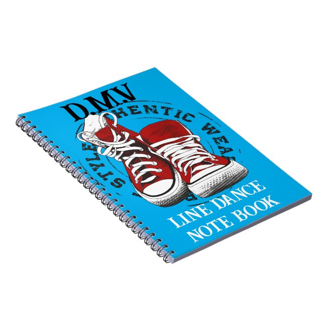 LINE DANCE NOTE BOOK (Right Side)
