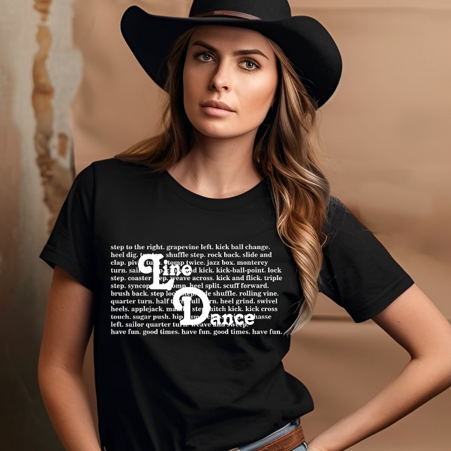 Line Dance Phrases Steps T-Shirt (Creator Uploaded)