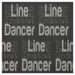 Line Dancer Extraordinaire Fabric