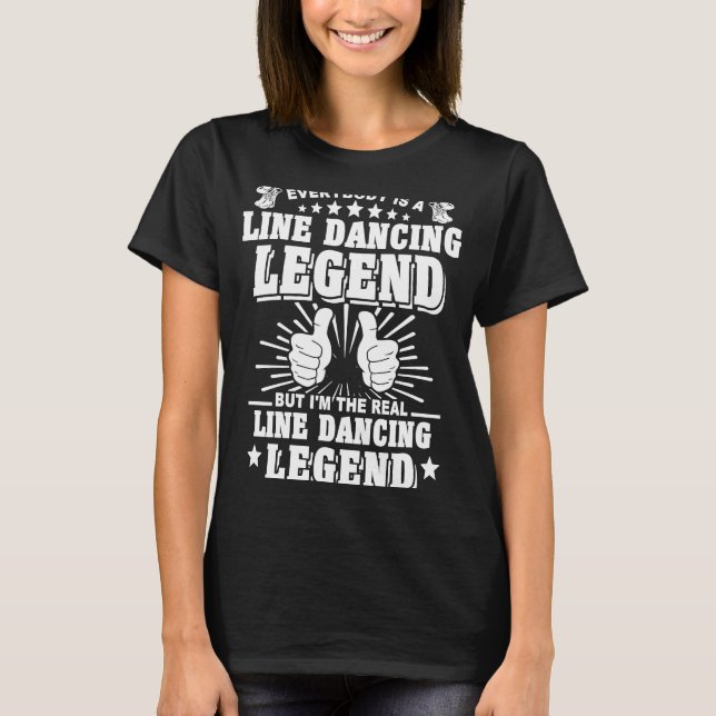 Line Dancer Line Dancing Line Dance  5 T-Shirt (Front)