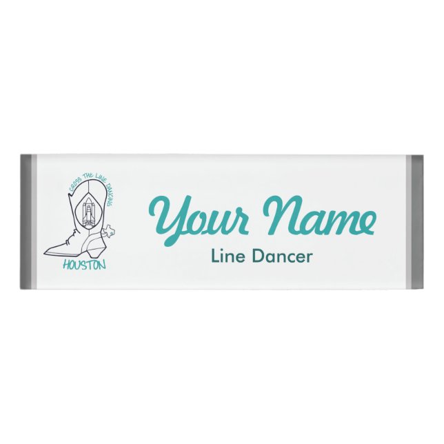 Line Dancer Name Tag (Front)