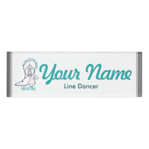 Line Dancer Name Tag