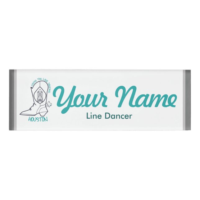 Line Dancer Name Tag (Front)