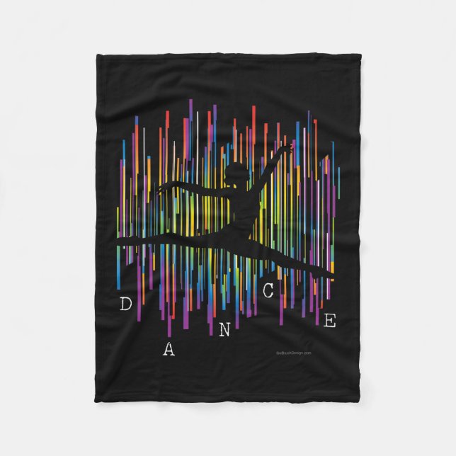 Line Dancer (v1) Fleece Blanket (Front)