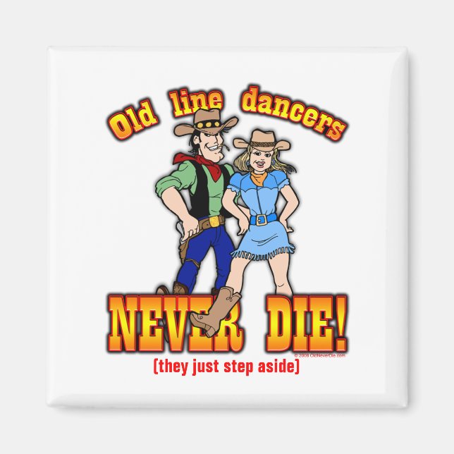Line Dancers Magnet (Front)