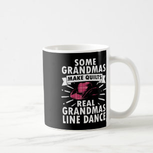 Line Dancing Art For Women Mom Grandma Line Dance Coffee Mug