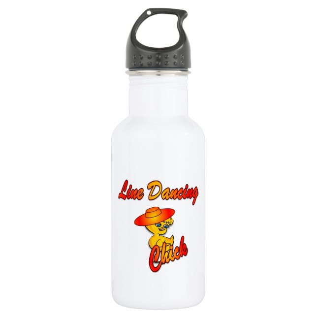 Line Dancing Chick #5 532 Ml Water Bottle (Front)