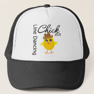 Line Dancing Chick Trucker Hat