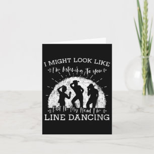 Line Dancing Choreographer Dance Teacher Group Per Card