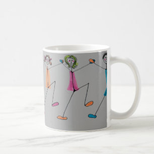 line dancing coffee mug