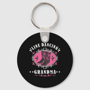 Line Dancing Grandma Line Dancer Country Music Key Ring