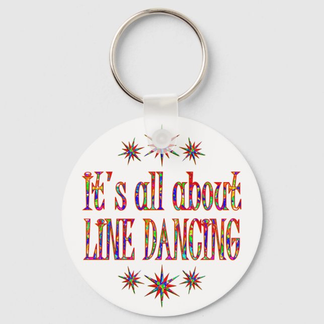 LINE DANCING KEY RING (Front)