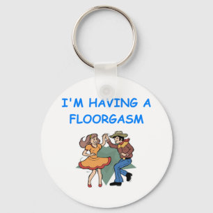 line dancing key ring