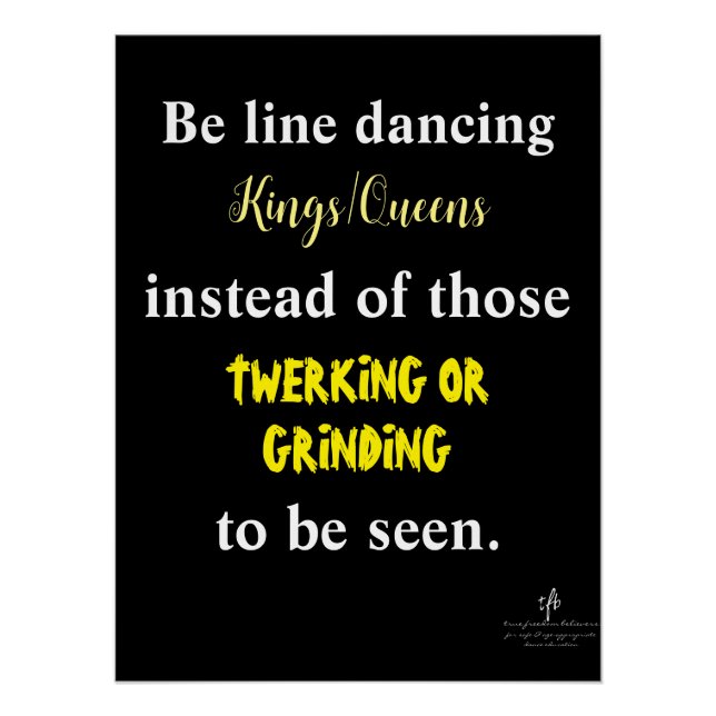 Line Dancing Kings/Queens III Poster (Front)