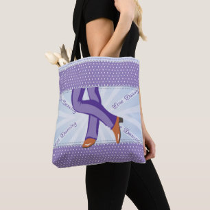 Line Dancing Legs With Boots Tote Bag
