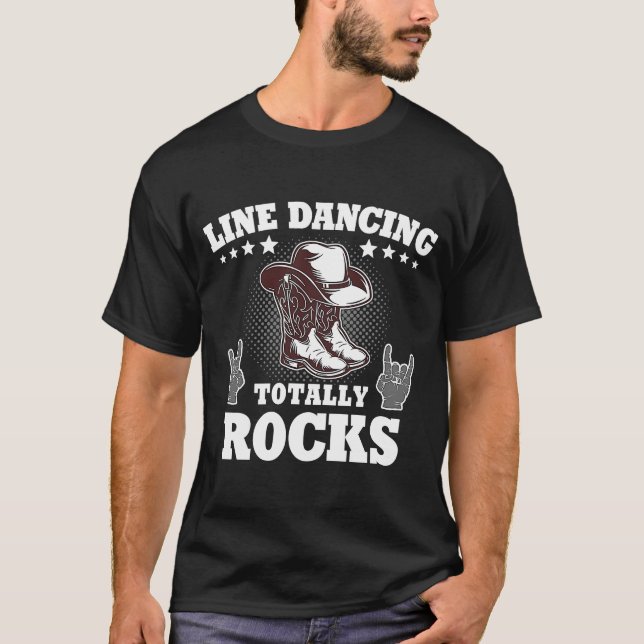 Line dancing Line Dancer Line Dance 1 T-Shirt (Front)