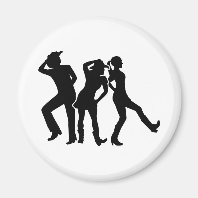 Line dancing magnet (Front)