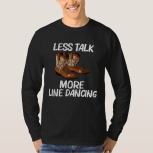Line Dancing Men Women Country Line Dance Rodeo T-Shirt