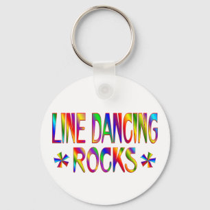 Line Dancing Rocks Key Ring