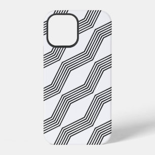 Line diagonal stripe angular iPhone 12 case