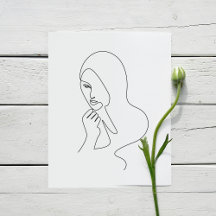 Line drawing art | Minimal modern contemporary art