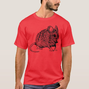 Line drawing mouse T-Shirt
