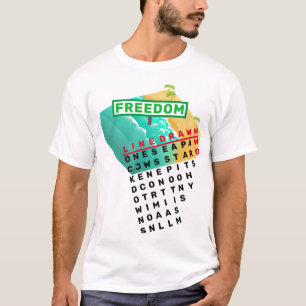 Line drawn (light) T-Shirt