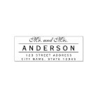 Line Elegant Mr and Mrs Name Return Address