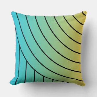 Line Geometry Graphic  Cushion