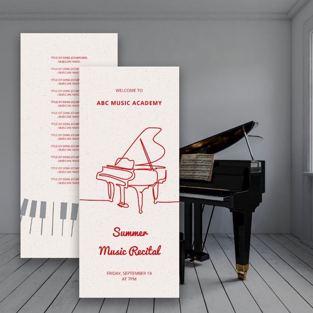 Line Grand Piano Music Recital Program List (Line Grand Piano Music Recital Program List)