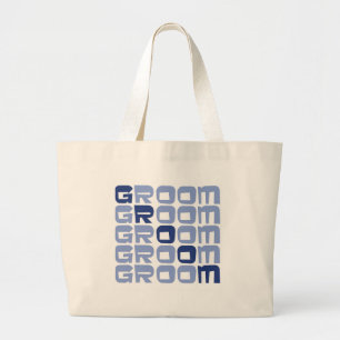 Line Groom Gifts Large Tote Bag