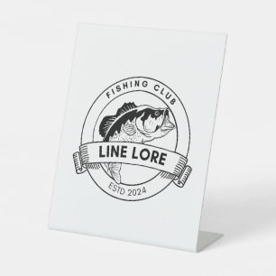 Line Lore Pedestal Sign