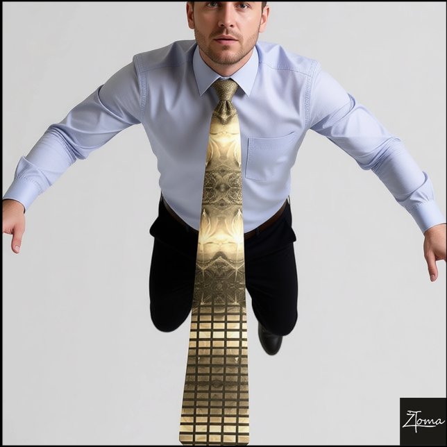 Line nuclear explosion ful Neck Tie (Creator Uploaded)
