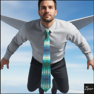  Line nuclear explosion ful Neck Tie