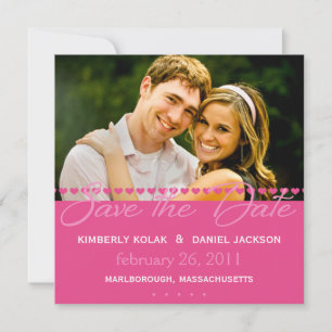 Line o' Hearts Save The Date