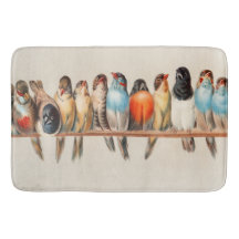 Line of Birds & Dove