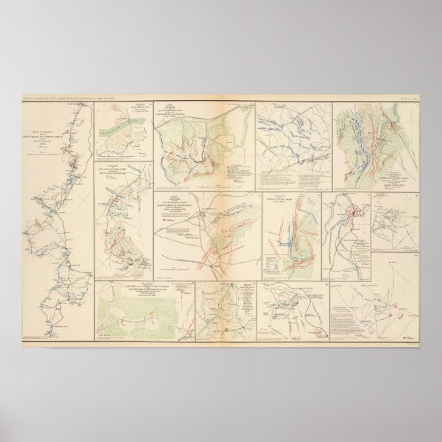 Line of march, 16th AC Poster (Front)