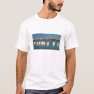 Line of Optimist boats T-Shirt