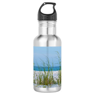 Line Of Sea Oats In White Sand Stainless Steel Wat 532 Ml Water Bottle