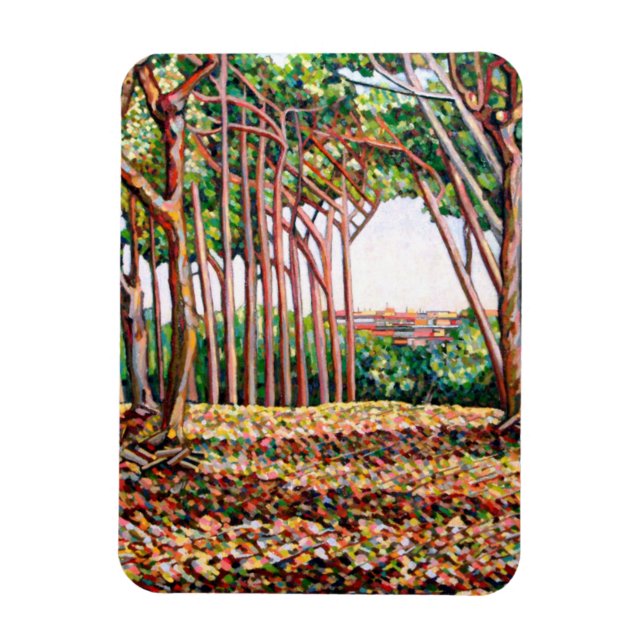 Line of Trees 2009 Magnet (Vertical)