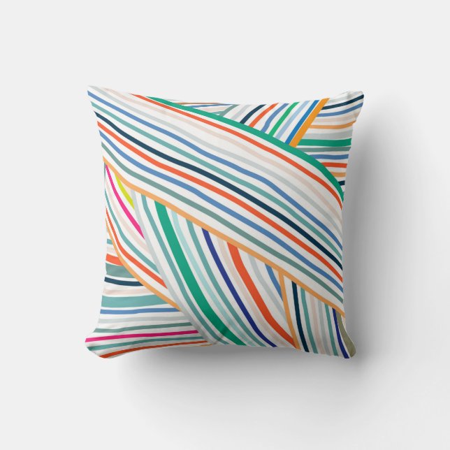 Line Pattern Cushion (Front)