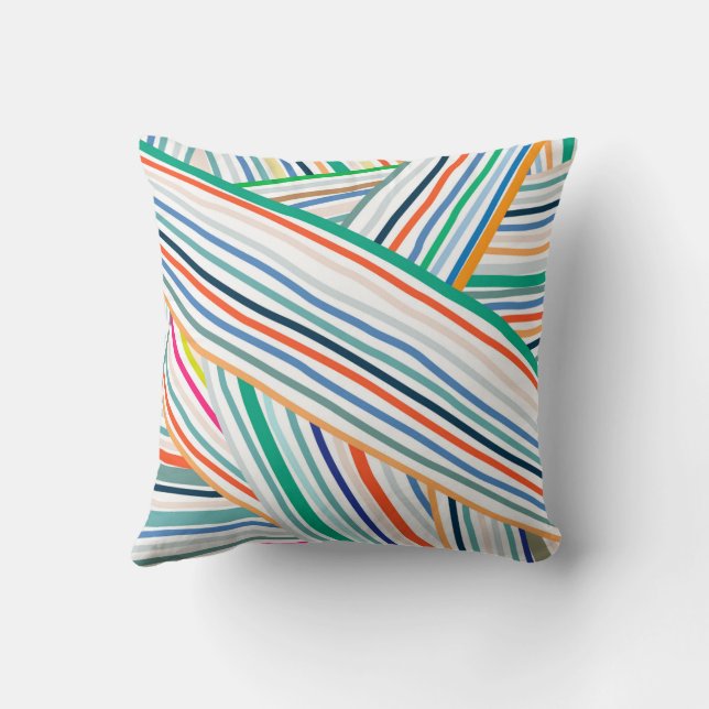 Line Pattern Cushion (Back)