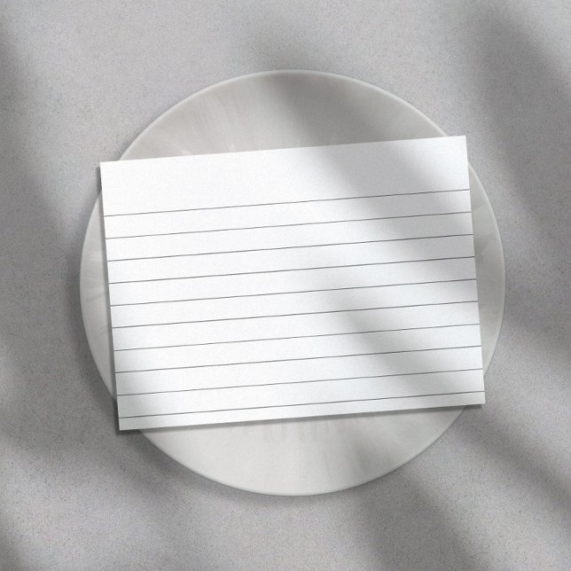 Line Ruled Index Card (Creator Uploaded)