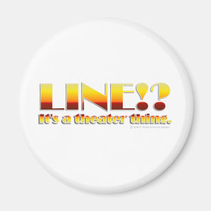 Line!? (Text Only) Magnet