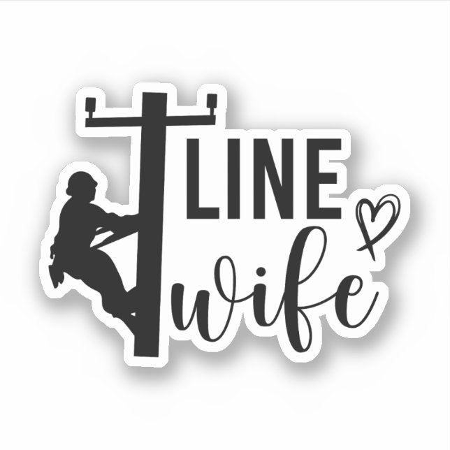 Line Wife, Electrical Lineman Gift, Lineman Wife (Front)